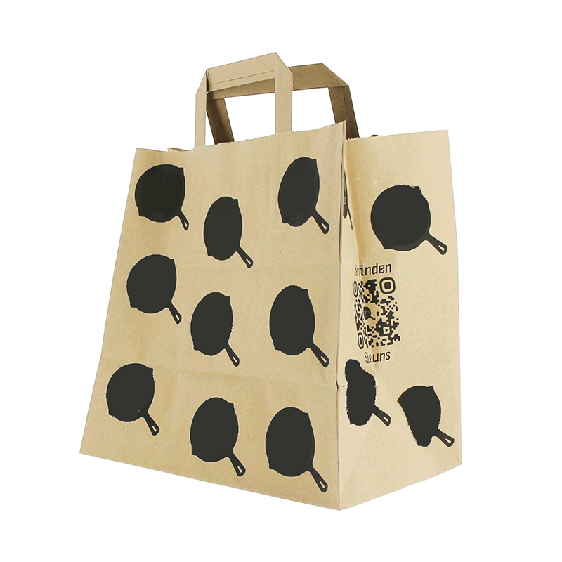 Sac cabas kraft personnalisé, restauration